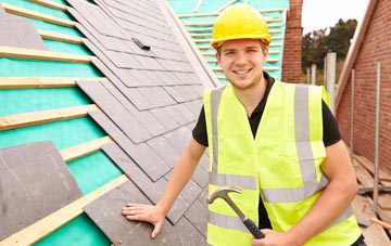 find trusted Pedair Ffordd roofers in Powys